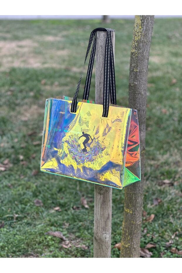 Hologram Pvc Printed Beach Bag