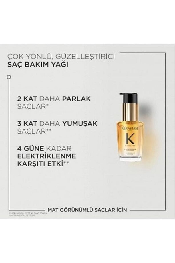Elixir Ultime L'Huile Originale Saç Yağı 30 ml - 4