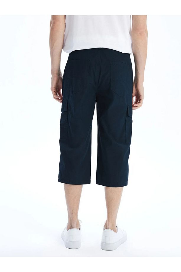 LCWAIKIKI Classic Standart Kalıp Gabardin Erkek Roller Şort - 4