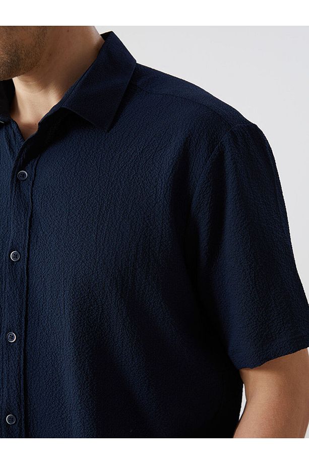 LCW Vision Regular Fit Kısa Kollu Erkek Gömlek - 3