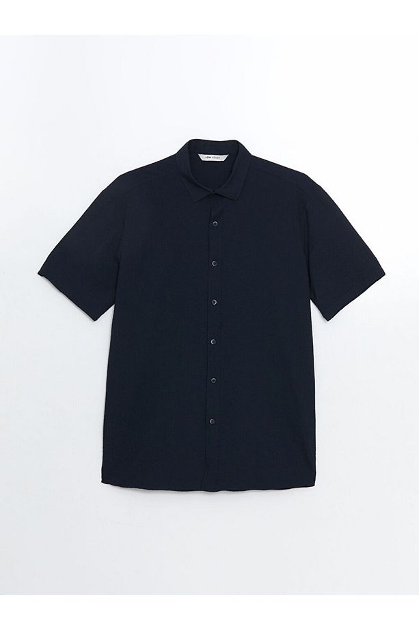 LCW Vision Regular Fit Kısa Kollu Erkek Gömlek - 5