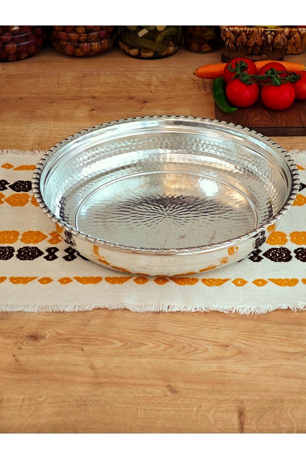 Bakır Kalaylı Derin Fırın Tepsisi 30 Cm - 4