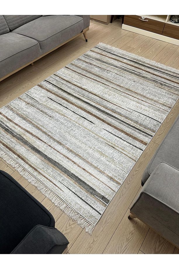 Yıkanabilir Kaymaz Taban Salon ve Oturma odası Halısı 4m² Dört Metrekare ve 6m² Altı Metrekare Ölçü - 5