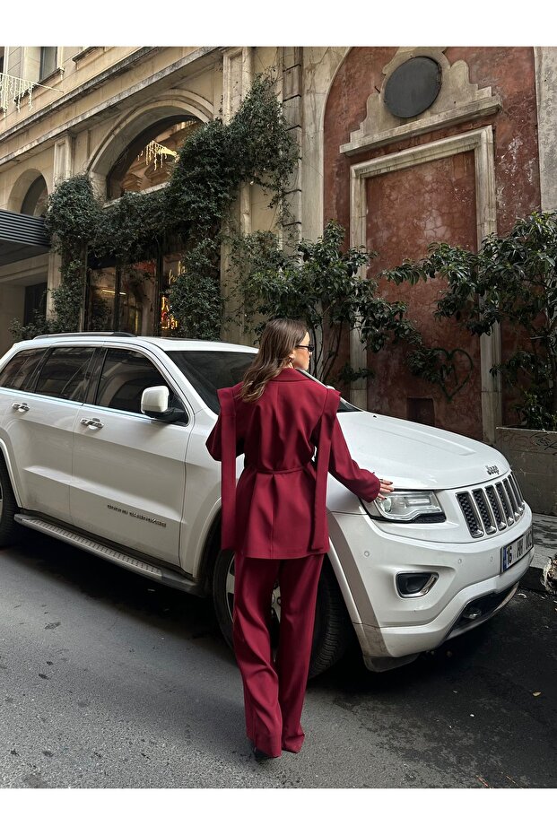 Bağlamalı Blazer Ceket - 3