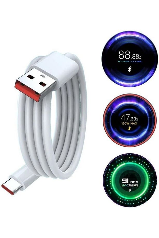 120 Watt Hızlı Çift Turbo Şarj Seti (Type-A) Android Uyumlu Yerli Üretim Üretici Garantili - 3