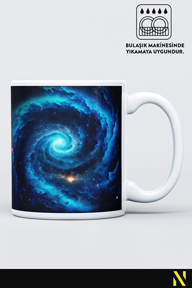Galaxy Patterned Colorful Mug – 330 ml Mug |   Stylish and Durable Design - 1