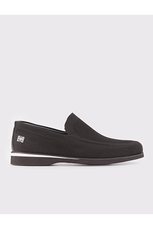 Eva Sole Knitwear Black Men's Casual Shoes