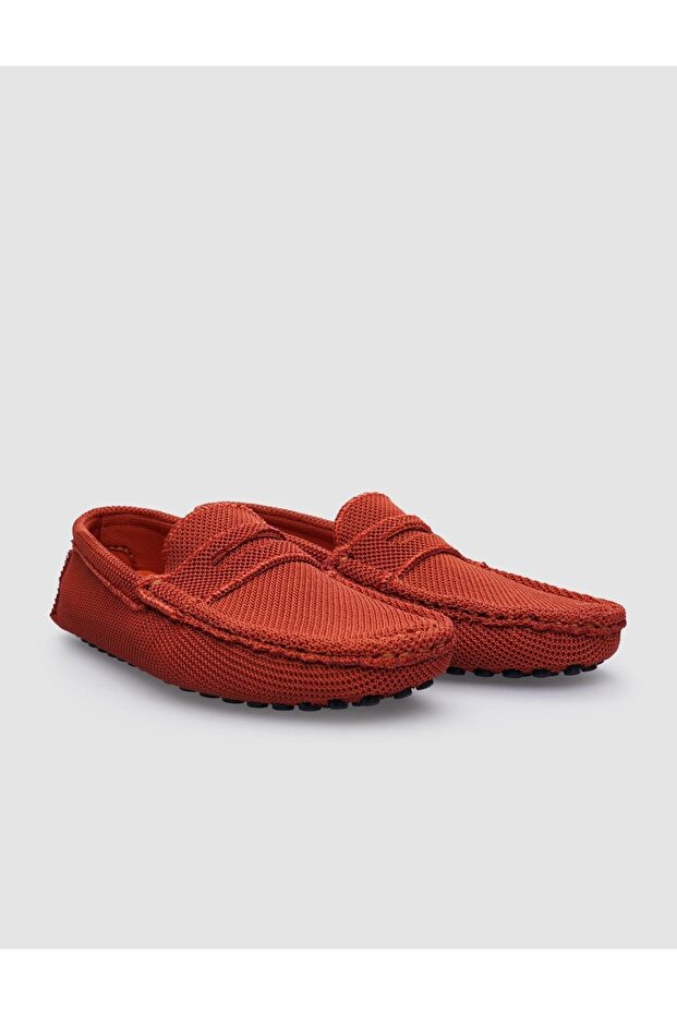 Triko Turuncu Erkek Loafer - 2