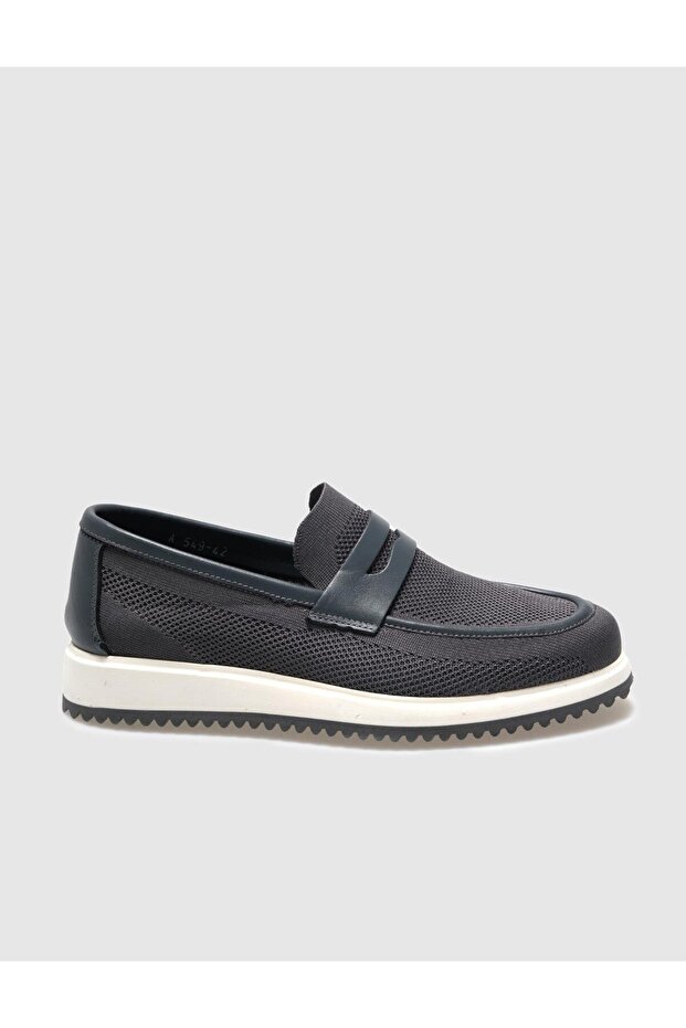 Knitwear Gray Men's Casual Shoes