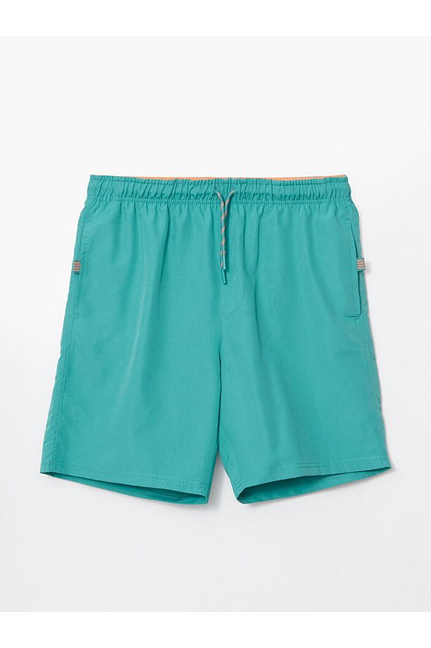 LCW SWIMWEAR Diz Hizası Boy Basic Erkek Deniz Şortu - 1