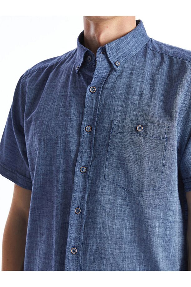 LCWAIKIKI Classic Regular Fit Keten Erkek Gömlek - 3