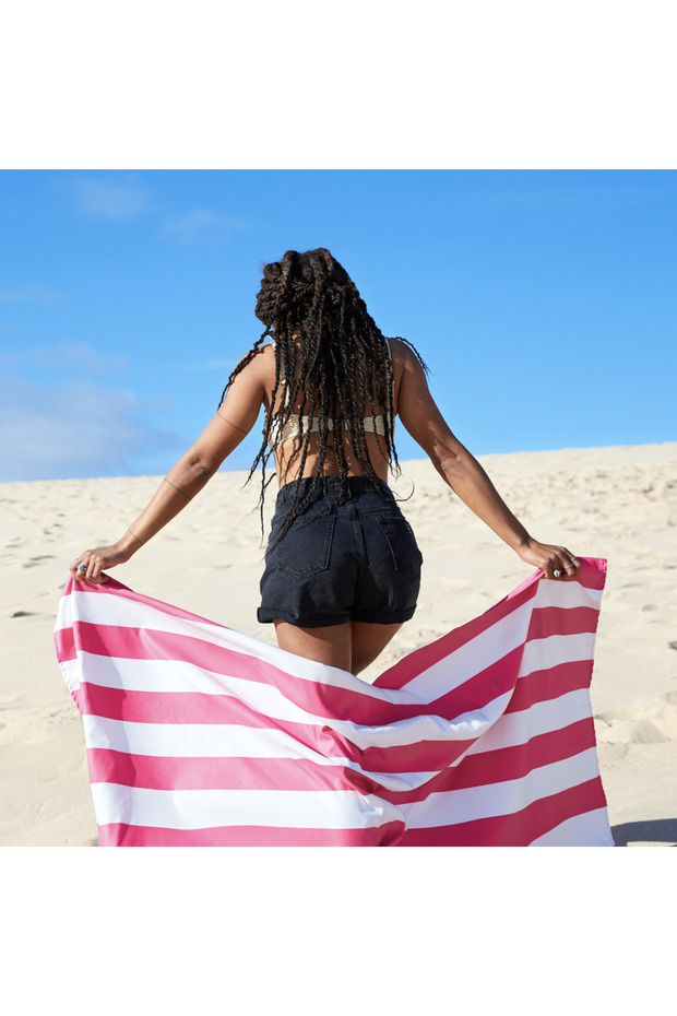 مناشف سريعة الجفاف - في في وردي - كبيرة - 7