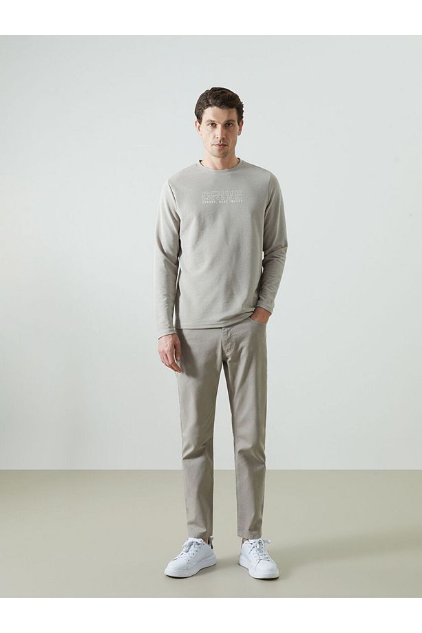 LCWAIKIKI Basic Standart Kalıp Gabardin Erkek Chino Pantolon - 1