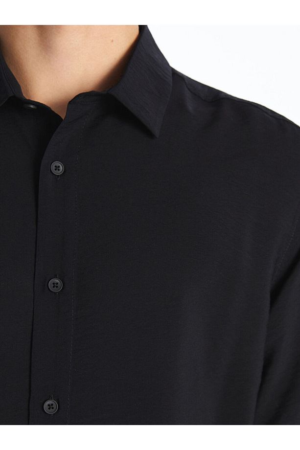LCW Regular Fit Kısa Kollu Erkek Gömlek - 3