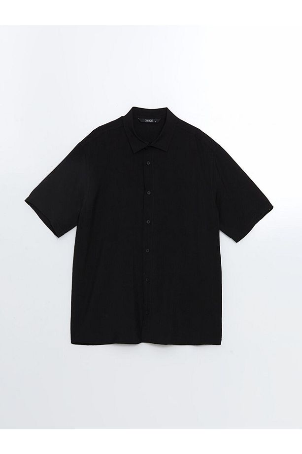 LCW Regular Fit Kısa Kollu Erkek Gömlek - 5