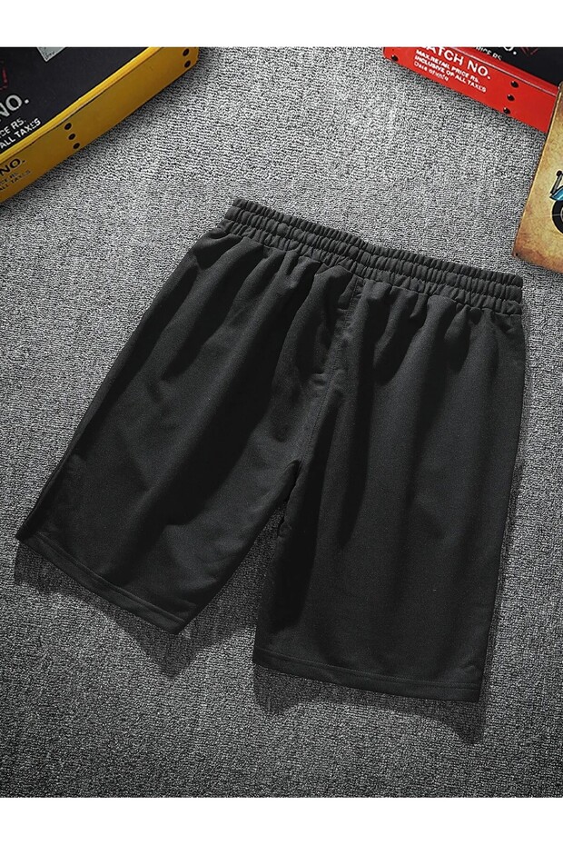 NY BASKILI MEVSİMLİK RAHAT  ŞORT TER TUTMAZ - 4