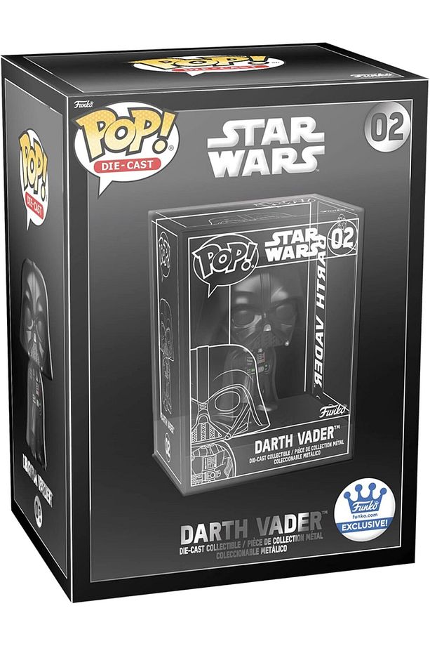 Pop! Die-Cast Star War Darth Vader Funko Shop Exclusive Figure -Chase Versiyon Degildir- - 1