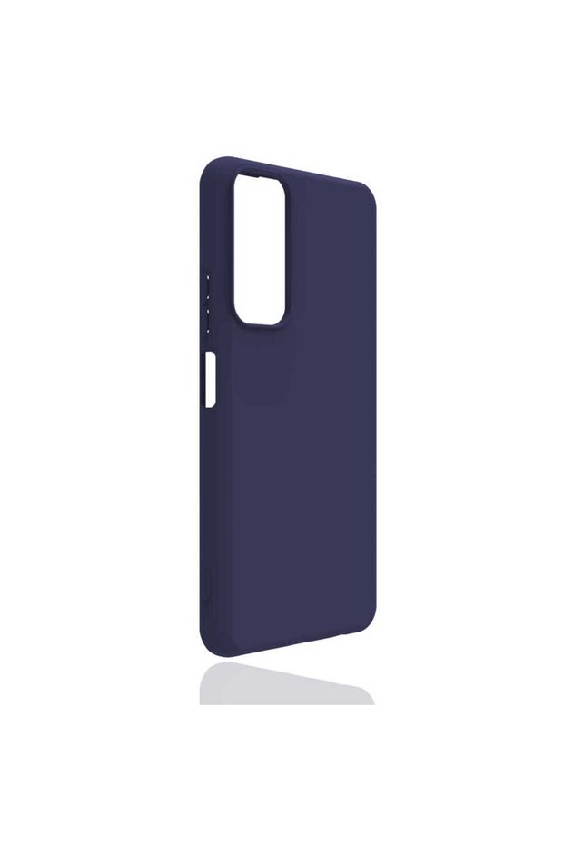 Huawei P Smart 2021 Case Soft Smooth Soft Silicone Cover Piping - Navy Blue