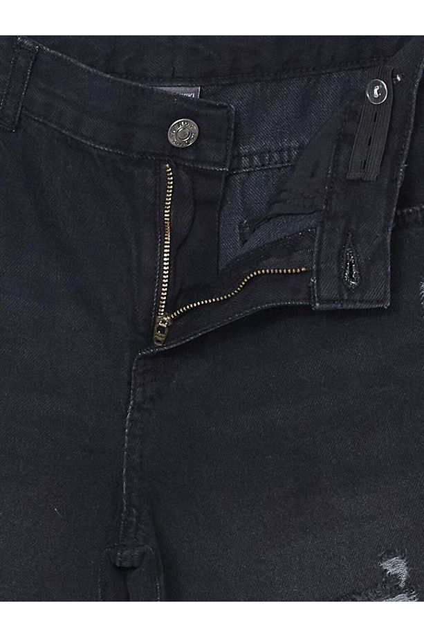 LCW Kids Beli Ayarlanabilir Lastikli Erkek Çocuk Jean Şort - 2