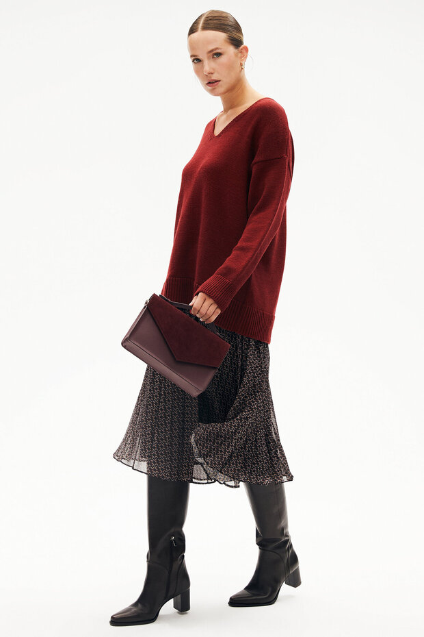 BORDO TRİKO KAZAK - 2