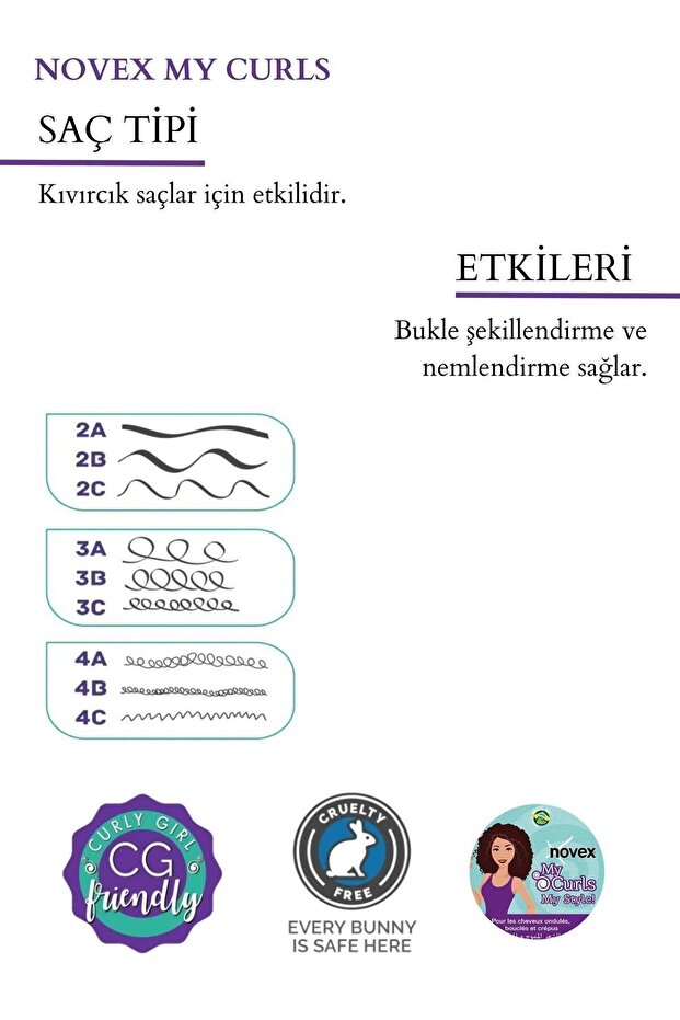 My Curls - Bukle Belirginleştirici Şampuan 300ml Saç Kremi 300ml - 3