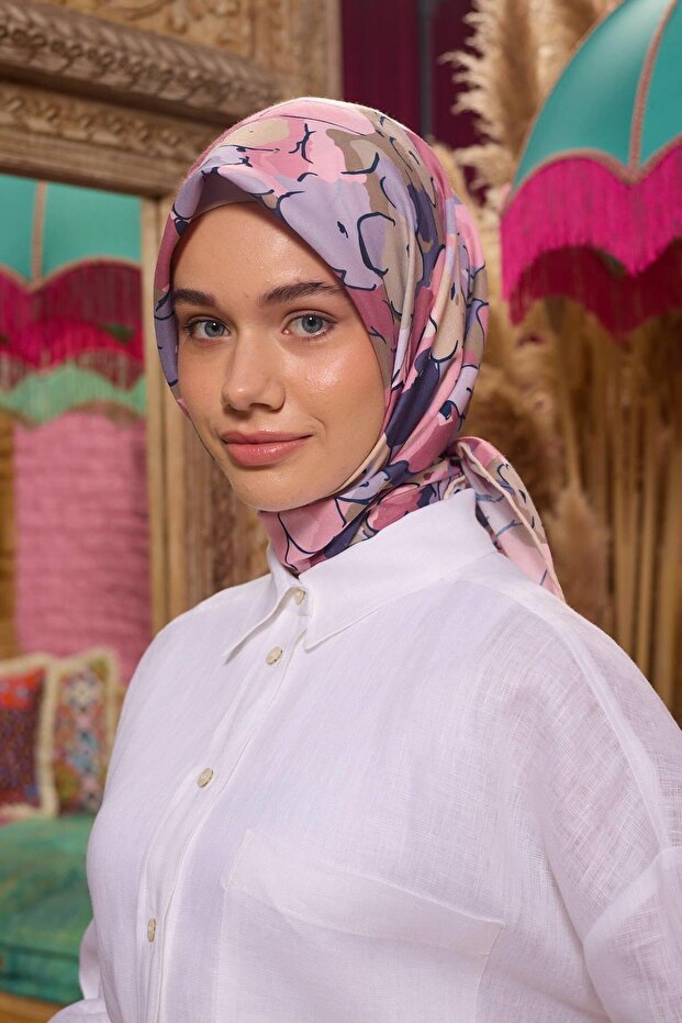 وشاح قطني رقيق بنمط السنط