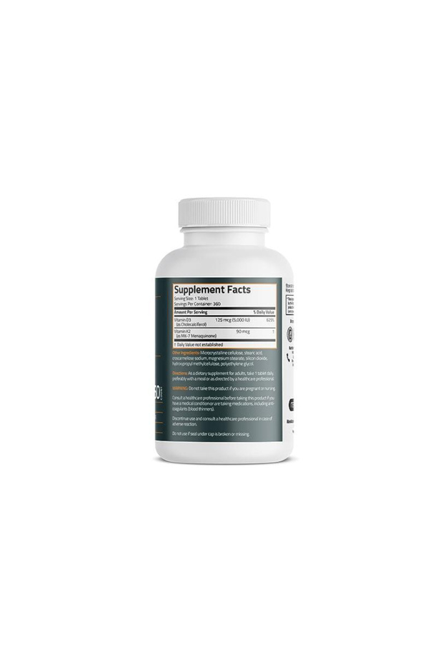 Basics Vitamin K2 D3 (125 mcg) 360 Tablet - 2