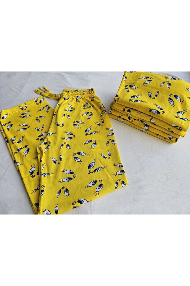 Sarı Renk Pijama Alt - 2