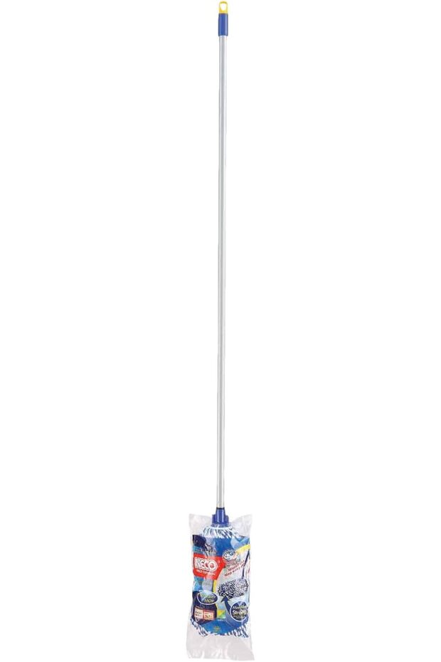 WATER MOP W/FIXED STEEL & HANDLE W/MICRO REFILL