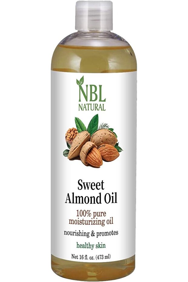Almond Oil, the Perfect Natural Body Oil for Women, Unscented Massage Oil, 473 ML