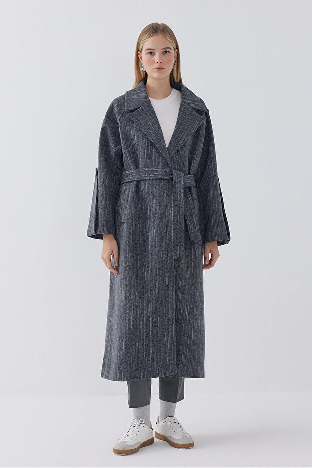 MIHHEL Berry Düğmeli Kaban - 2