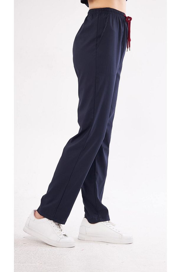 Unisex Likralı Tek Alt Pantolon Lacivert - 3