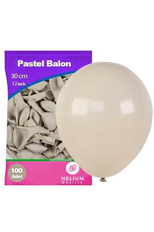 Sea Sand Color Pastel Balloon 100 Pieces