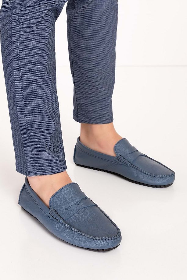 Erkek Hakiki Deri Hafif Taban Loafer Ayakkabı Tx.12503 - 1
