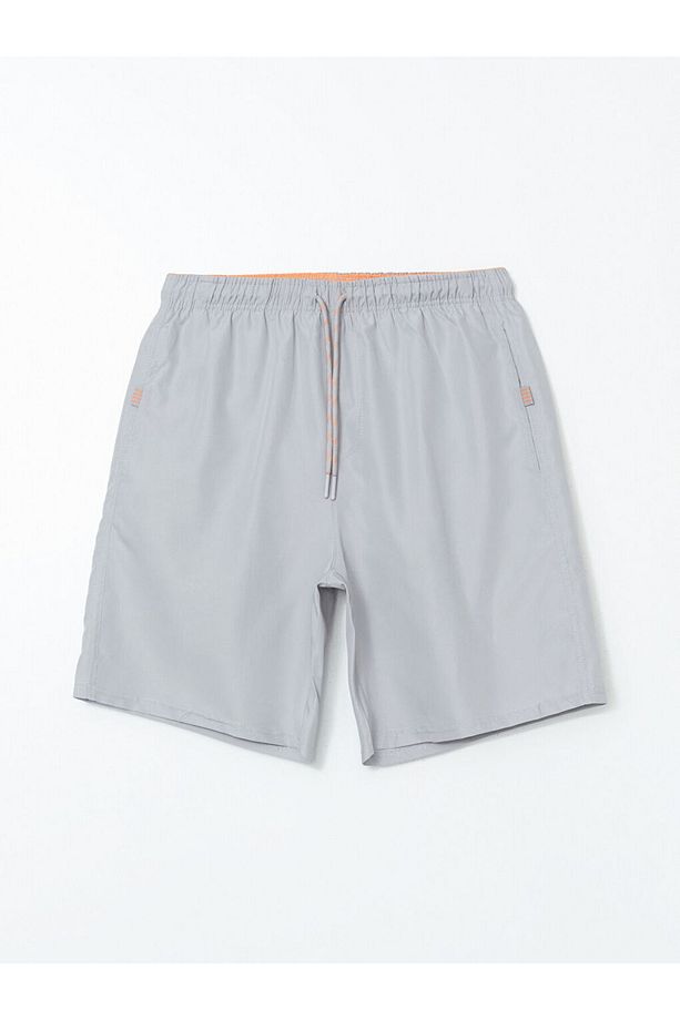 LCW SWIMWEAR Diz Hizası Boy Basic Erkek Deniz Şortu - 1