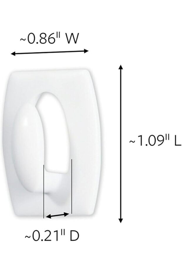 17006CLR-ES  MINI CLEAR HOOKS W / CLR STR - 2
