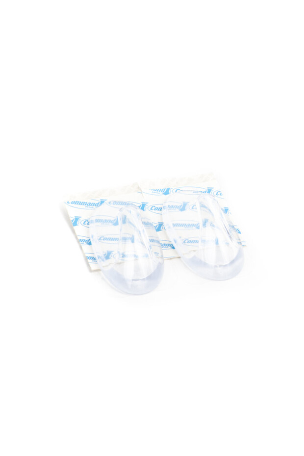 17091CLR-ES COMMAND(TM) MEDIUM CLEAR HOOKS WITH CLEAR STRIPS - 3