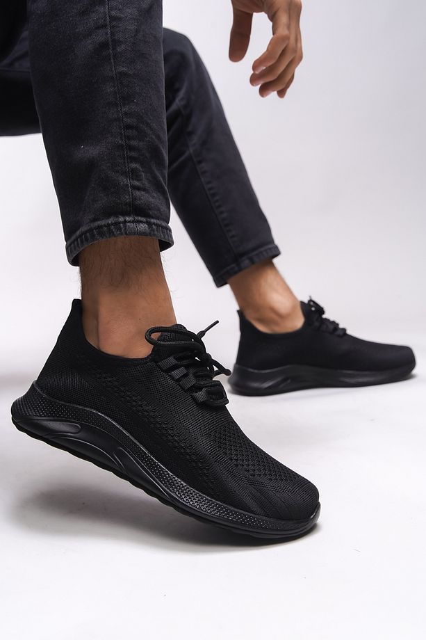 Thiebzar Unisex Sneaker 0012101 Siyah Siyah - 1