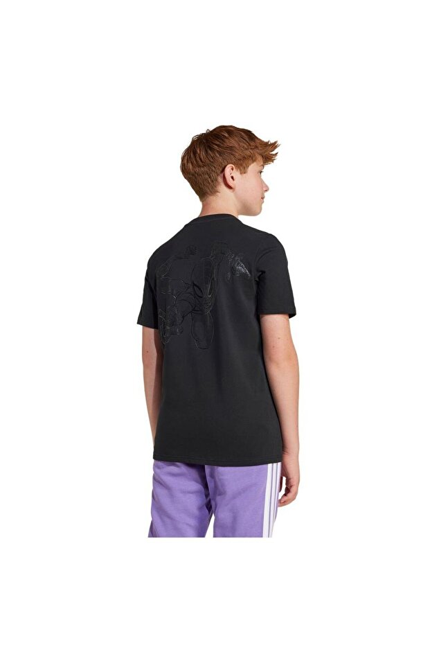 Çocuk Siyah T-shirt J Mrvl Sm Gfx T Jf3638 - 2