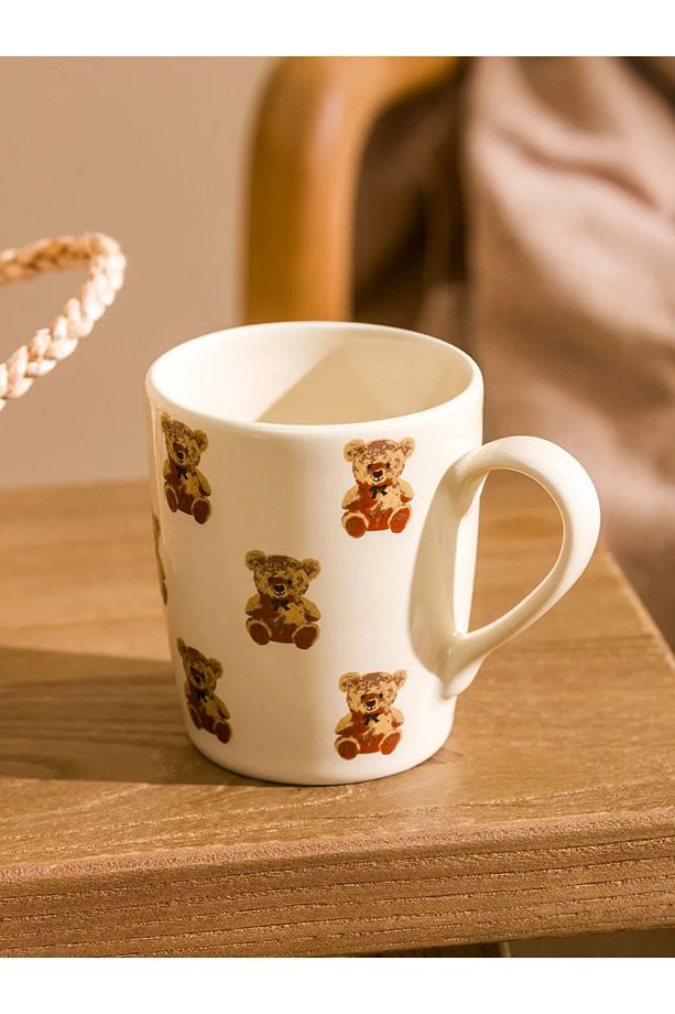 LCW HOME Bej Ayı Baskılı Kupa 270 Ml - 3