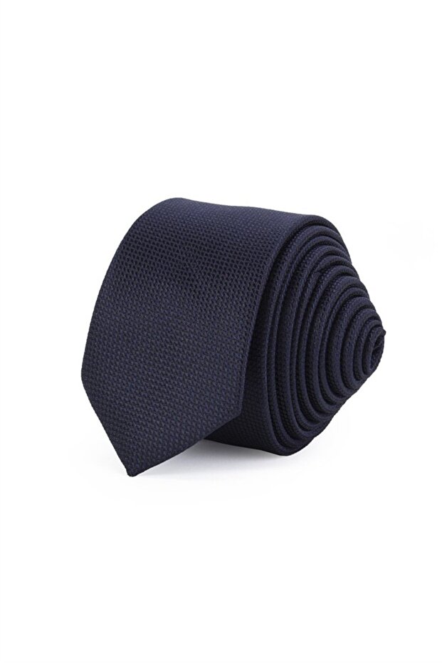 Thin Self-Patterned Men's Tie - 2