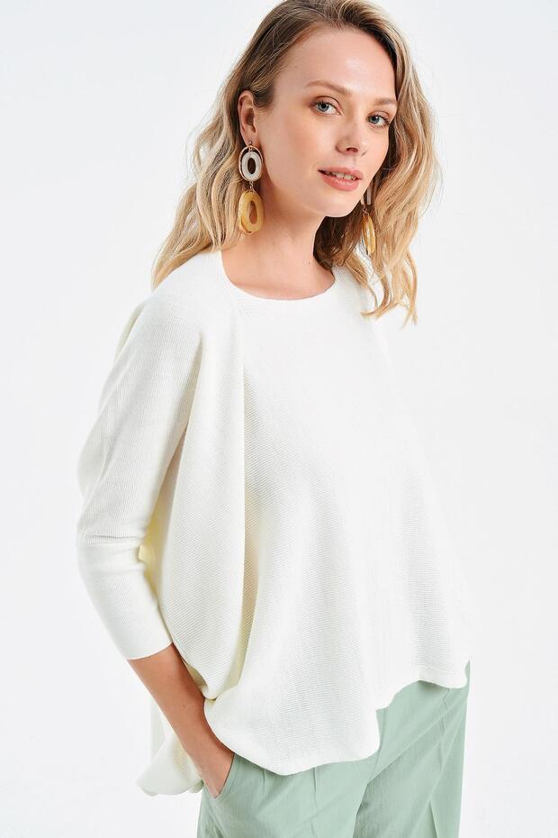 Kadın Triko Panço 20w104 - 4