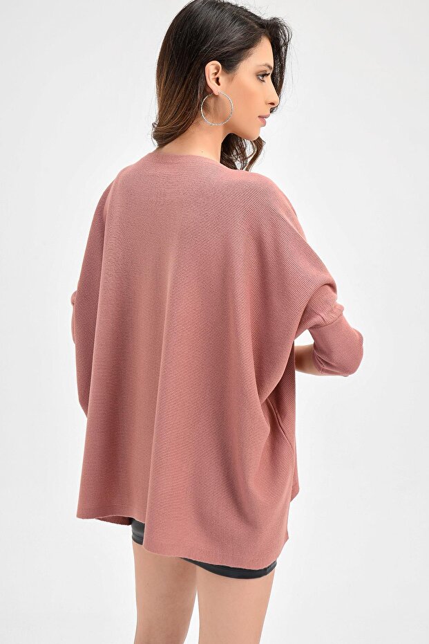 Kadın Triko Panço 20w104 - 5