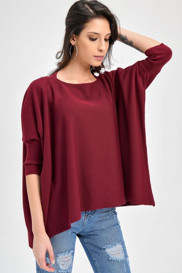 Kadın Triko Panço 20w104 - 4