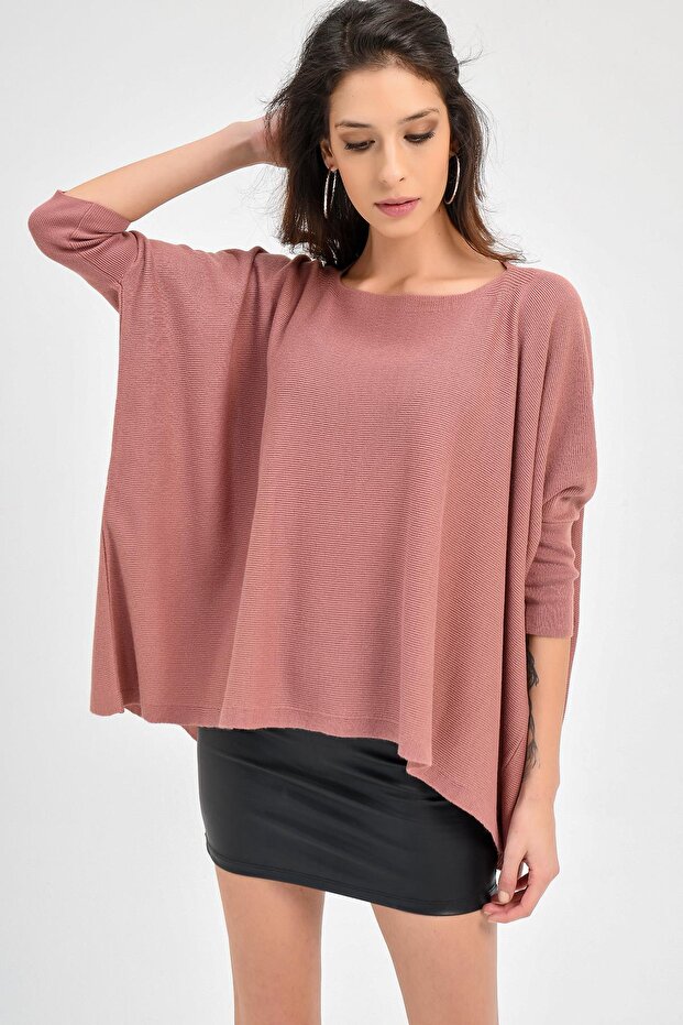 Kadın Triko Panço 20w104 - 1