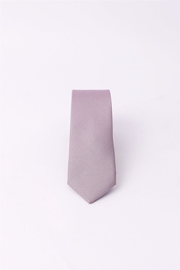 Self Patterned Plain Men's Tie - 1