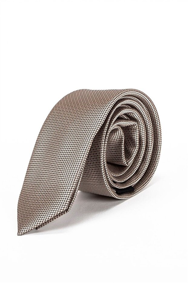 ربطة عنق رفيعة للرجال منقوشة ذاتيًا - 2