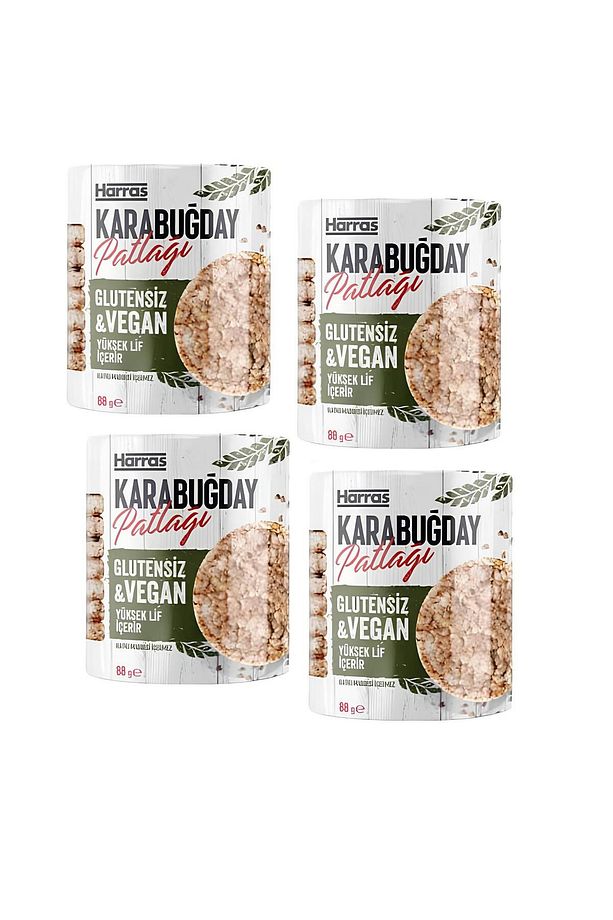 Karabuğday Patlağı Glutensiz ve Vegan 4 Adet X 88 gr - 4