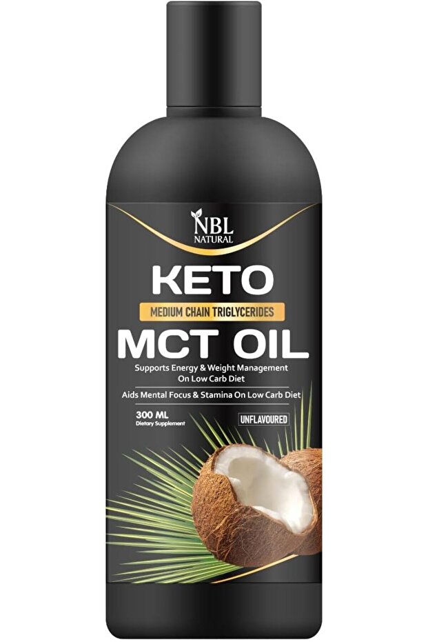 Organic MCT Oil from Coconut (300ml) - Keto Fuel for Brain & Body