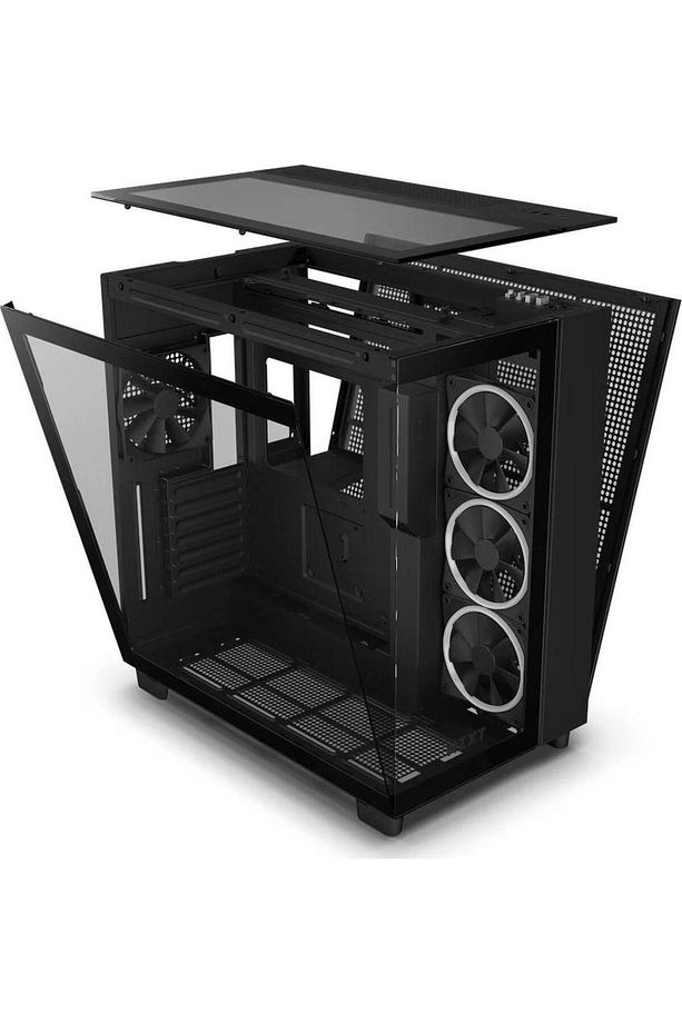 H Series H9 Elite Edition Cm-h91eb-01 Temperli Cam Siyah Mid Tower Gaming (OYUNCU) Kasa - 3